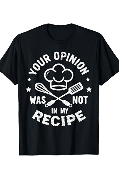 BASEPULSE 1pc Men'S Funny Cooking with "Your Opinion Not in My Recipe" Slogan...