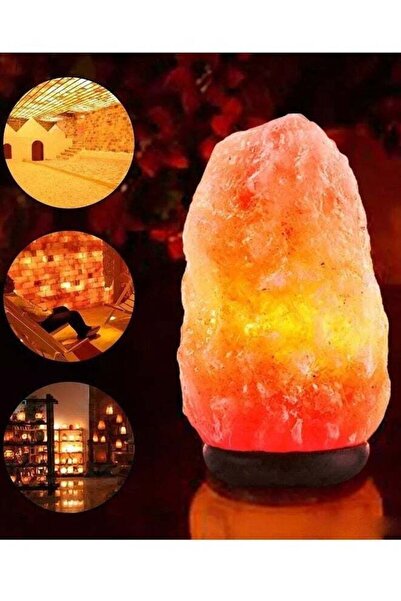 Arabest Desk and Night Lamp,Himalayan Salt,Dimmable,Hand-Carved Natural Rock,...