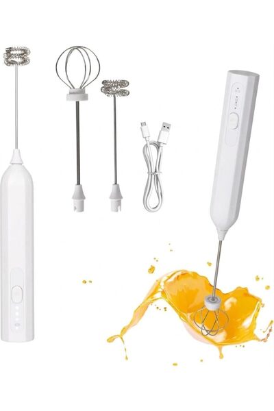 Generic Electric Milk Frother, USB Rechargeable Stainless Steel Milk Whisk, P...