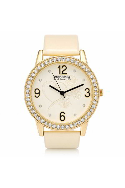 Watch Ceas pentru femei, Casual, Francesca di Geneva, Crem, FF409
