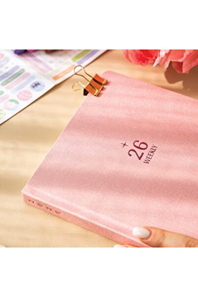 Yıldızan Msa Shop 2026 Vertical Weekly Agenda 12 Months Hard Cover 18X20 cm -...