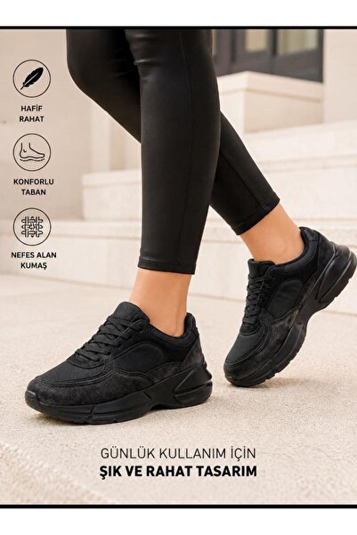 Crash Women's Black Daily Walking Shoes