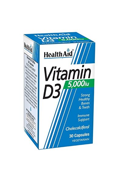 Health Aid Vitamin D3 5000 IU Βιταμίνη D3, 30 tabs