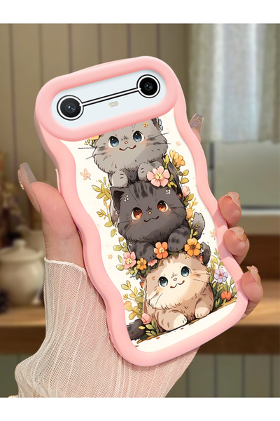 Hontinga Tecno Pova Slim Compatible Case Camera Protector Pink Silicone Coupl...