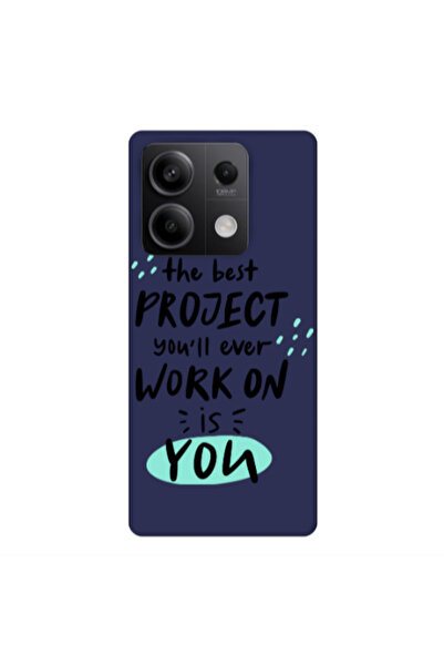 Other Xiaomi Redmi Note 13Pro 5G The Best Project Dark blue Colored Silicone ...