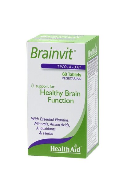 Health Aid Brainvit, για την Υγιή Λειτουργία του Εγκεφάλου, 60tabs