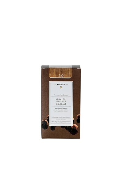 korres Argan Oil Advanced Colorant 7.0 Ξανθό Φυσικό 50ml