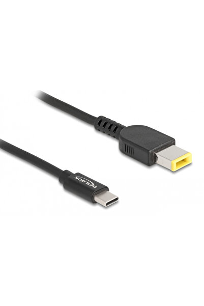 DELOCK καλώδιο τροφοδοσίας 87970, USB-C σε Lenovo 11x4.5mm, 1.5m, μαύρο
