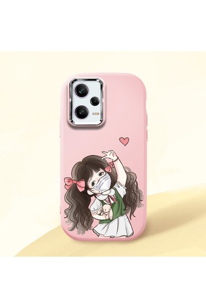 Hontinga حافظة متوافقة مع هاتف Redmi Note 12 Pro Speed ​​ومزودة بواقي للكامير...