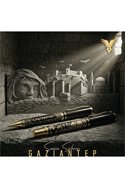 Gaziantep Gold İkili Kalem Seti ( Roller - Tükenmez Kalem )