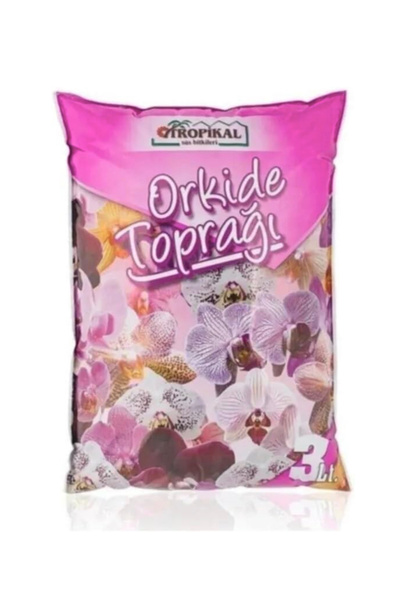 TROPİKAL Orkide Toprağı – 3 Litre – Özel Orkide Formülasyonu
