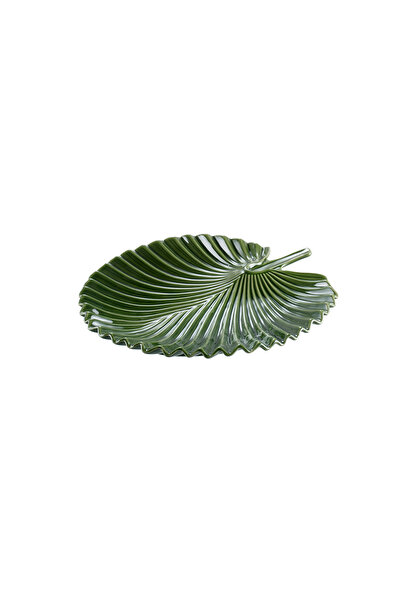 Paşabahçe Palmiye Ceramic Serving Plate, Serving Plate, 1 Piece