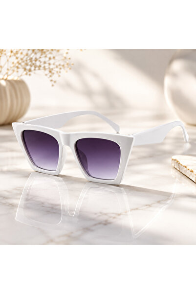 Zenorius Ochelari de soare, Femei, Vintage Cat-eye, Lentile Mov, Protectie UV...