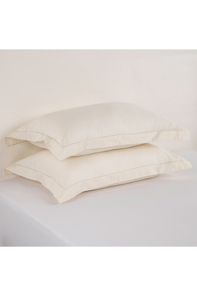 Boutique Blanche 300Tc Sateen Pillow case 2pc 50x75cm Ivory