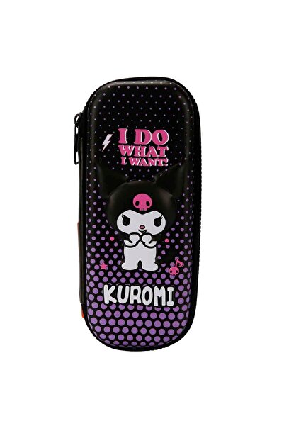 kuromi Patterned Purple Pencil Case Pencil Bag