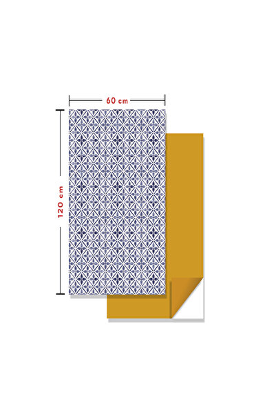 TİNK Kendinden Yapışkanlı Fayans Kaplama PVC Karo Serenity Desen 60x120 Cm (7...