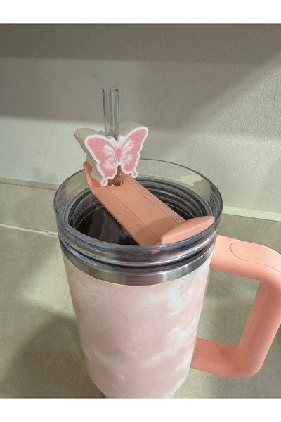 DU&ER Decorative Straw Ornament, Cup and Thermos Accessory