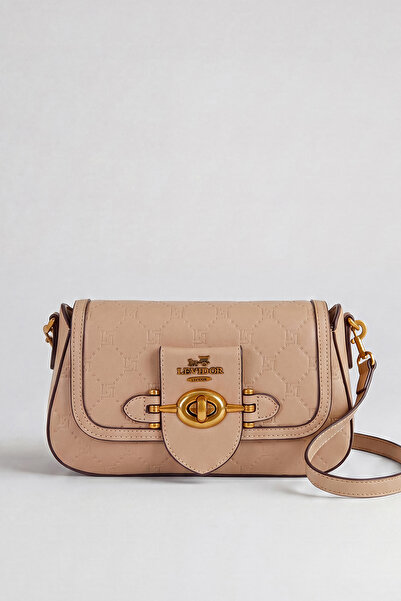 Levidor Small Size Printed and Stylish Design Women's Shoulder Bag Mink