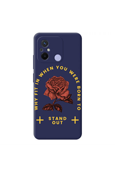 Other Xiaomi Redmi 12C Stand out Dark blue Colored Silicone TPU Θήκη