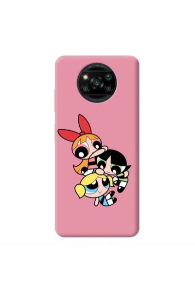 Other Xiaomi Poco X3 /X3 Pro Powerpuff Pink Colored Silicone TPU Θήκη