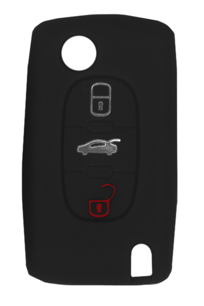 unbranded Θήκη κλειδιού για αυτοκίνητα Alfa Romeo 2012-01, εύκαμπτη, μαύρη