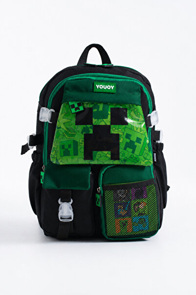 YOUOY Kawaii Korean Style Multi-Compartment Children's School Bag - Waterproo...