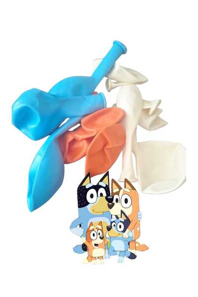 mutluanılarpartievi Bluey balon seti 10lu