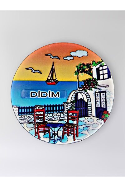 Mundy DİDİM Polyester Kabartmalı Magnet çap:6,5cm Dekoratif Hediyelik Buzdola...