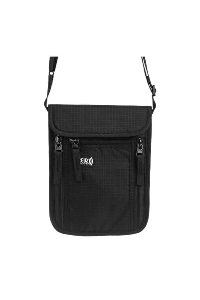 OEM Geantă neagră cu protecție RFID, practică pentru documente și călătorii