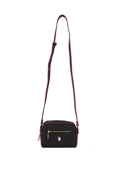 U.S. Polo Assn. Navy Blue-Claret Red Women's Messenger Bag Us26284
