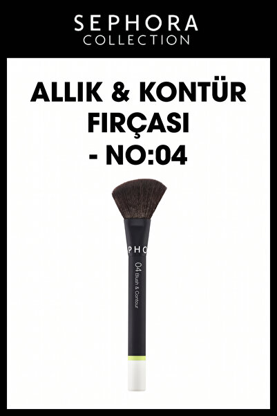 SEPHORA COLLECTION Blush Brush No:04 Contour Bronzer Illuminator Powder Liqui...