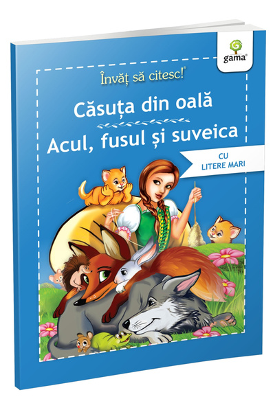 Editura Gama Invat sa citesc cu litere mari! Casuta din oala. A