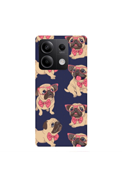 Other Xiaomi Redmi Note 13 5G Dog Spectacled Dark blue Colored Silicone TPU Θήκη