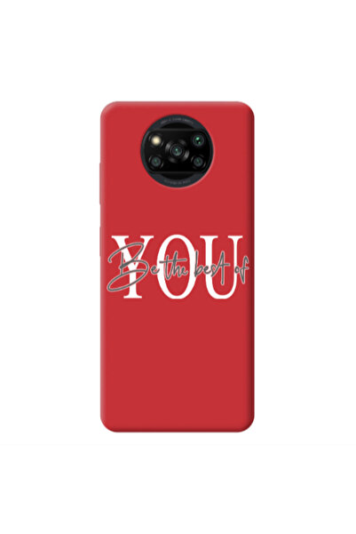 Other Xiaomi Poco X3 /X3 Pro Be the best of Red Colored Silicone TPU Θήκη