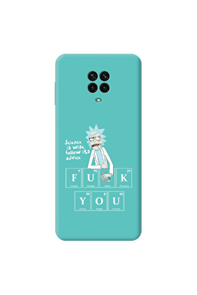 Other Xiaomi Redmi Note 9 Pro Rick Scince is wise Turquoise Colored Silicone ...
