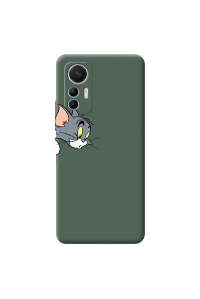 Other Xiaomi Mi 12 Lite Tom 1 Dark Green Colored Silicone TPU Θήκη