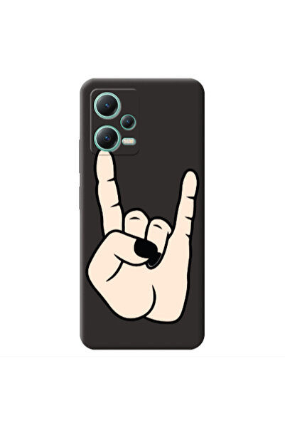 Other Xiaomi Redmi Note 12 Pro 5G Rock Black Colored Silicone TPU Θήκη