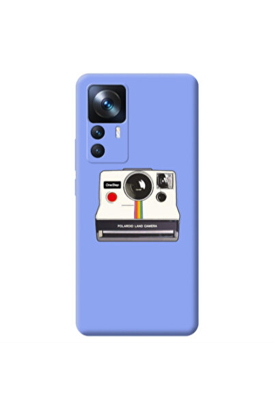 Other Xiaomi Mi 12T Polaroid land camera Light Purple Colored Silicone TPU Θήκη