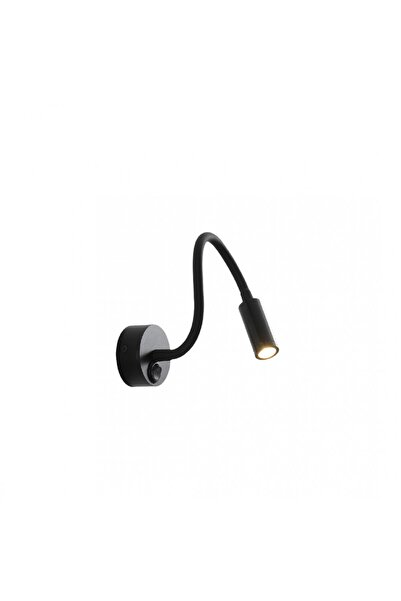 InLight Φωτιστικό Τοίχου με Κουμπί 7x38εκ. LED 3W 3000K 250lm Μαύρο Χρώμα 430...