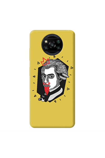 Other Xiaomi Poco X3 /X3 Pro Bearded Yellow Colored Silicone TPU Θήκη