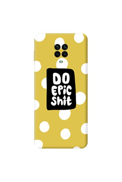 Other Xiaomi Redmi Note 9 Pro Do Epic Shit Yellow Colored Silicone TPU Θήκη