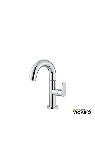 VICARIO Μπαταρία Νιπτήρα με Βαλβίδα Clic-Clac Λεπτού Τύπου Χρωμέ 500010-100