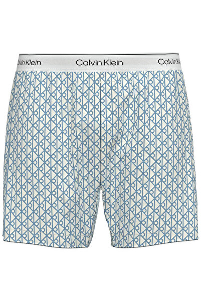 Calvin Klein BOXER TRAD Mavi Boxer Şort