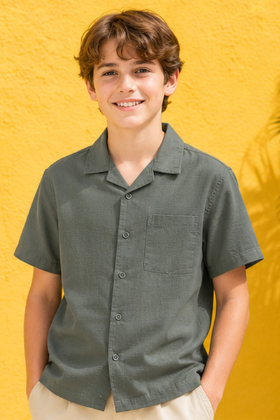 MARCO DONATELI Boys Shirt Short Sleeve