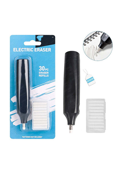 Alayjah Electric Eraser, 1 Pc, Battery-Operated, 30 Refills, Precise Tool for...