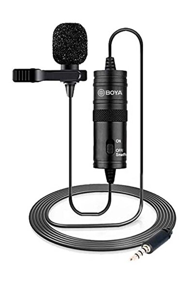 BOYA Microphone for Cameras, Laptops, Mobiles, Black, BY-M1