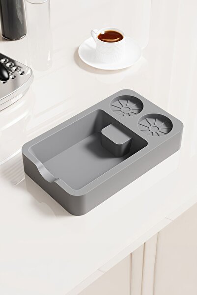Weather Forecast Non-Slip Silicone Coffee Mat Station Tamper Holder Knock Box...