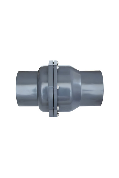 Gemaş Ø90 mm PVC Çalpara Çekvalf - Boru Tip