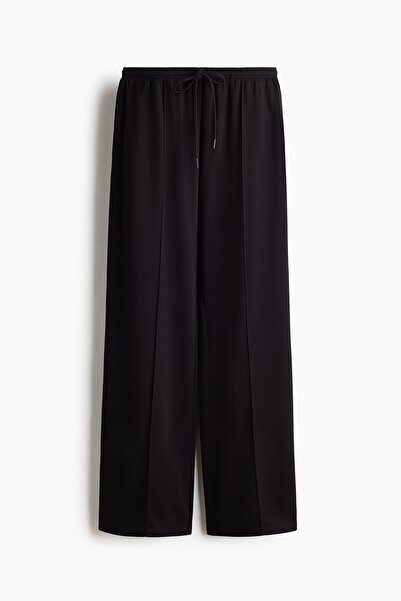H&M Viskoz Karışımlı ve Büzgü Bağlı Pantolon