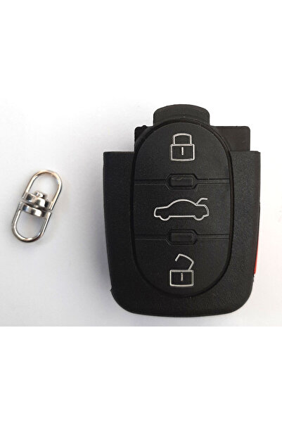 RapidAuto Carcasa cheie tip briceag Audi, model cu cu 3 butoane, pentru bater...